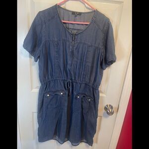 Yest denim look dress sz 12.